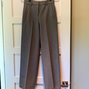 J. Crew Wide Leg Grey Slacks Size 2P